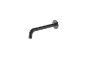 New Curved Fixed Bath Spout 200mm Gun Metal ECT Global Vivo WT 2005GM
