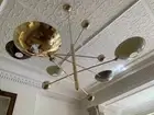 Mid-Century Diabolo Chandelier – Stilnovo-Inspired Modern Italian Ceiling Light