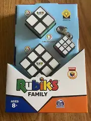 Rubik's Family Pack Of 3 Cube Games Uniquely sized - New/Sealed
