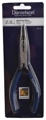 Danielson 6" Long Nose Split Ring Pliers - Essential Tool for Tackle Box