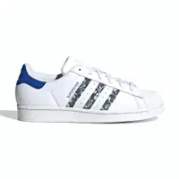 在飛比找蝦皮商城優惠-Adidas Superstar W 女鞋 白藍色 皮革 貝