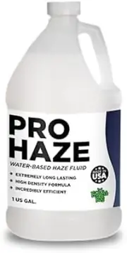 High-Performance Haze Fluid for Haze Machines, Water-Based, 1 Gallon