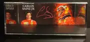 F1 Carlos Sainz Junior Diecast Car Model 1:43 1:64 Display Case Base Background