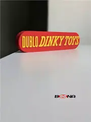 Decorative DUBLO DINKY TOYS self standing logo display