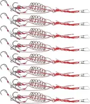 Explosion Fishing Bait Cage, 8 STC Stainless Steel Springs for Trap Feeder, Metal Nylon Material