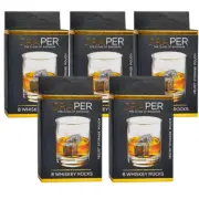 5 sets of 8pcs Cool Rocks Reuseable Ice Cubes with storage pouch