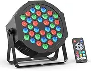 RGB LED Par Light 36 LED DMX512 Party Light with Remote Control Auto Sound Activated Stage Light for Stage DJ Bar Church Karaoke Live Show