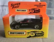 MATCHBOX SUPERFAST - LAMBORGHINI DIABLO [BLACK] NEAR MINT BOX GOOD