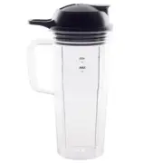 24 oz Handled Cup and Lid for NutriBullet Pro 1000, Combo and Select Blenders