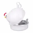 Egg Cooker 4 Eggs Chicken‑Shaped Heat Resistant Microwave Eggs Boiler For Home