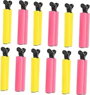 NULYLU 12pcs Insulation Clip Curling Perm Rods Barbershop Hair Rollers Tools Hairdressing Perm Bar Household Hairdressing Tool Hair Perm Rod Perm Rods Insulation Pad Hair Curlers