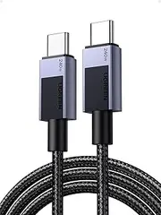 UGREEN 240W USB C Cable Fast Charging, Type C Power Delivery Cord, USB2.0 480Mbps for iPhone 16 Pro Max/15, MacBook Pro, iPad Pro, Dell XPS, Chromebook, Pixel 9/8, Galaxy S24/S23, Switch, 2M