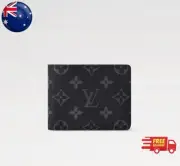 Louis Vuitton Slender Wallet Monogram Eclipse Dark LV Logo BRAND NEW