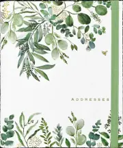 Peter Pauper Press Address Book Large - Eucalyptus 341952