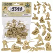 BMC-67307 "BMC CTS WW2 Japanese Soldiers (24 pc) TAN" 1/32 Plastic Toy Army Men