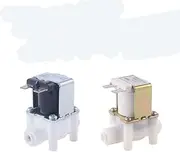 1pcs Electric Solenoid Valve Magnetic DC 12V Water Air Inlet Flow Switch 1/4" 12V 24V 220V Magnetic Washing Machine Dispenser(DC 24V)