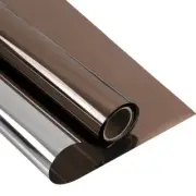 Window Film One Way Mirror Reflective Solar Tints Silver Brown Anti-UV 8%VLT