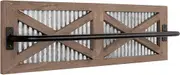 Autumn Alley Farmhouse Rustic Towel Rack Holder - Wood Towel Rack - 24" - Farmhouse Towel Holder for Rustic Bathroom and Farmhouse Kitchen Style Décor - Wall Mounted, Rustic Towel Bar