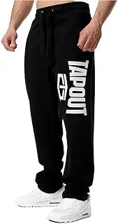 [TAPOUT] Men's Active Basic Jogger, Black/White