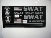 ST LOUIS Missouri Park Police SWAT Truck Decals 1:43