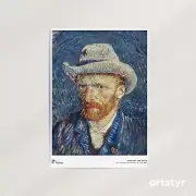 Grey Felt Hat · Vincent van Gogh, 1887 · Wall Art Print