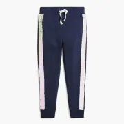 NEW J. CREW CREWCUTS RAINBOW SEQUIN SWEATPANTS JOGGERS - NAVY BLUE, XL, 12, 14