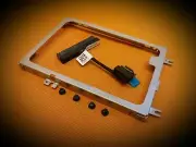 NEW Dell Latitude 5450 E5450 Hard Drive Caddy Bracket+HDD Cable Connector 08GD60
