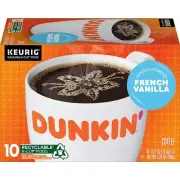 Dunkin Donuts French Vanilla 10ct