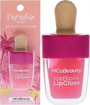 [MCoBeauty] Paradise Escape Ice Block Lip Gloss - Pink Lady for Women 0.185 oz Lip Gloss