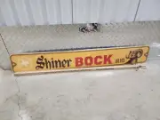 New SHINER BOCK BEER RAM Spoetzl Brewery TEXAS STREET SIGN MAN CAVE TACKER