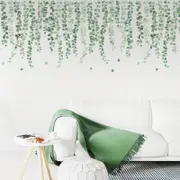 Breathtaking Green Leaves Wall Stickers