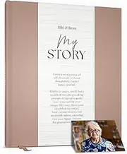 Legacy Book, Grandma Story Journal, My Life Story Journal, Dad Legacy Journal, Keepsake Journal, Grandma Book to Fill Out, Grandma Journal (Taupe)