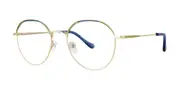 Kensie Miraculous Blue Men's Glasses Gold Size 50 - Private Health Rebate - Blue Light Block Available