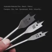 1/6pcs Flat Drill Spade Bit Hole Saw Cutter Wood Boring Power Electrical Tools