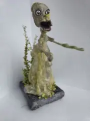 OOAK Creepy Oddity Art Sculpture Doll Clay Creepy Alien Swamp Monster Creature