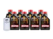 8L Motul 8100 X-CESS GEN2 5W-40 Wix Filter Motor Oil Change Kit API SN