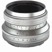 WesleyWSL 25mm F1.7 MF Aperture Lens for Canon EOSM/Fujifilm FX/Sony E /M43 Cam
