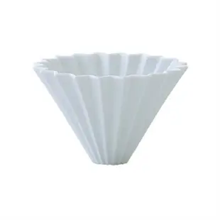 日本ORIGAMI折紙陶瓷咖啡濾杯S/M號手沖錐形杯蛋糕杯托木托