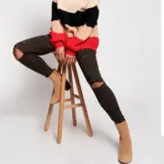 NEW! One teaspoon Freebirds II bronze leopard skinnies