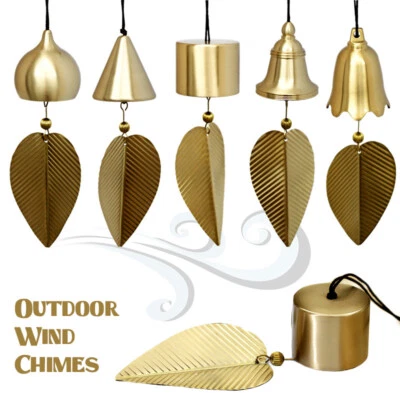 Wind Chimes Copper Bells Outdoor Garden Yard Camping Hanging Ornament Decor Luck