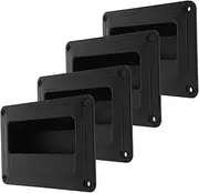 Generic 4 PCS Plastic Audio Speaker Side Handle Small Recessed Handle for Replacement Stage Speaker Comfortable Grip