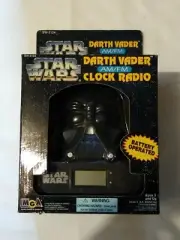 Star Wars Darth Vader AM/FM Clock Radio by MGA (1995) NEW in Unopened Box!