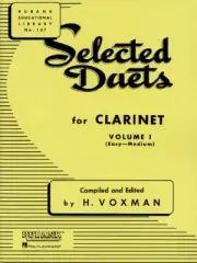 Selected Duets for Clarinet Volume 1 - Easy to Medium Ensemble NEW 004470940