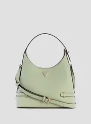 GUESS Women's Green Rosalba Hobo Crossbody Bag