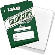 Desert Cactus University of Alabama at Birmingham Graduation Party Invitations Blazers UAB 5x7 Grad Invites Cards Celebration 10 Count With Envelopes