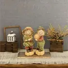 Resin Scarecrow Figurine Creative Straw Doll Ornament Porch