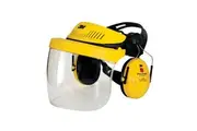 3M Headgear G500 Industrial Polycarbonate Combination Visor G500V5F11H510 (Yellow)