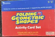 Learning Resources Folding Geometric Shapes 20 Piece Activity Set, Grade 2+