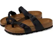 Women's Shoes Birkenstock MAYARI Slide Sandals 0071793 BLACK BIRKO FLOR