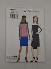 Vogue Sewing Pattern 9166 V9166 Misses Tunic Dress Skirt Pattern Size 6-14 NEW